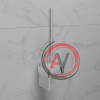 Ёршик для унитаза Lemark SMOOTH LINE с держателем, хром